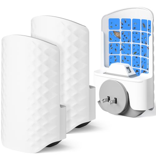 Flying Insect Trap for Indoors (2 Devices & 10 Refills)
