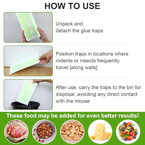 100 Pack Mouse Glue Trap (4.5" x 3.3")