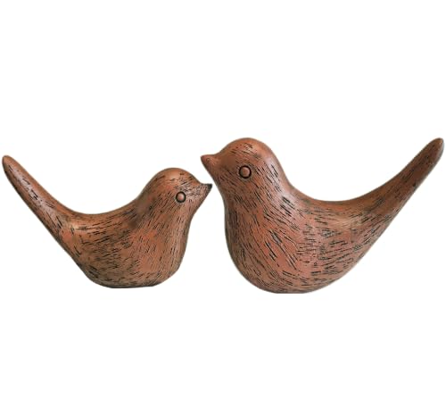 Birds Figurine (Jujube-red)