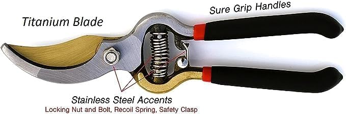 Garden Guru Indestructible Titanium Garden Clippers