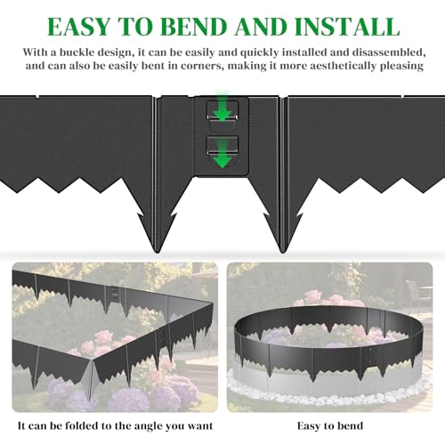 6'' Metal Landscape Edging Garden (6 Count)