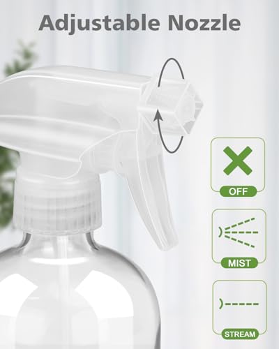 Glass Spray Bottles for Cleaning