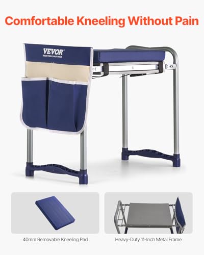 Large Folding Garden Kneeler and Seat Heavy Duty