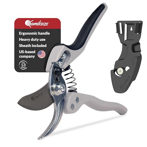 Heavy Duty Professional Pruning Shears for Gardening (Large Handle Bypass)
