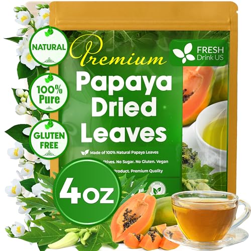 Premium 4 oz Papaya Dried Loose Leaves (4oz)