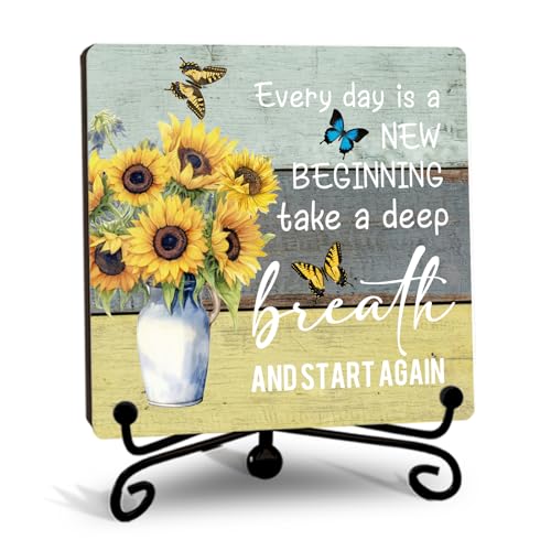 Spring Decorations for Rustic Farmhouse Decor (Retro Sunflower 2)
