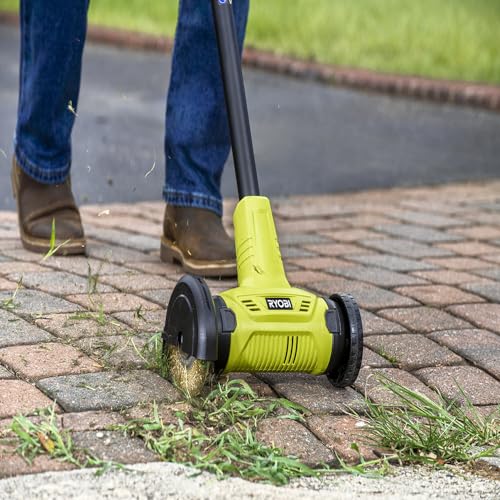 ONE+ 18V Patio Cleaner with Wire Brush Edger Weed Remover