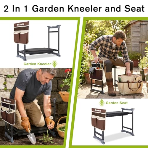 Garden Kneeler and Seat with Umbrella
