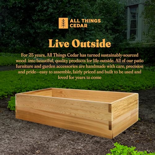 2 Tier Raised Garden Bed Planter Box (2 Tier - 4x2 Ft)
