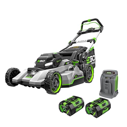 21" Cordless Electric Lawn Mower (21" / w/(2) 6.0Ah Batteries, Select Cut)