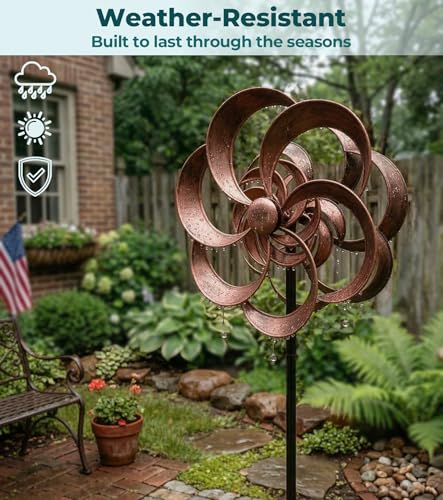Metal Wind Spinner Outdoor (Copper)