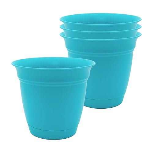 Eclipse Round Planter Pot (Teal / 6" (Pack of 4))