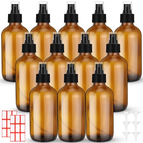 12 Pcs 8 oz Glass Spray Bottles (12 Count)