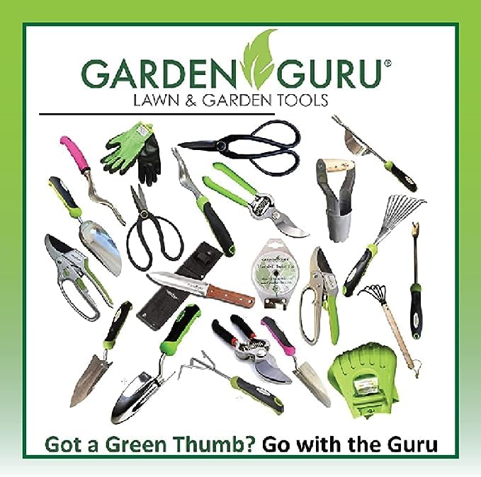 Garden Guru Soft Grip Garden Pruning Shears Scissors Clippers (1 Pack / Soft Grip Titanium Bypass)