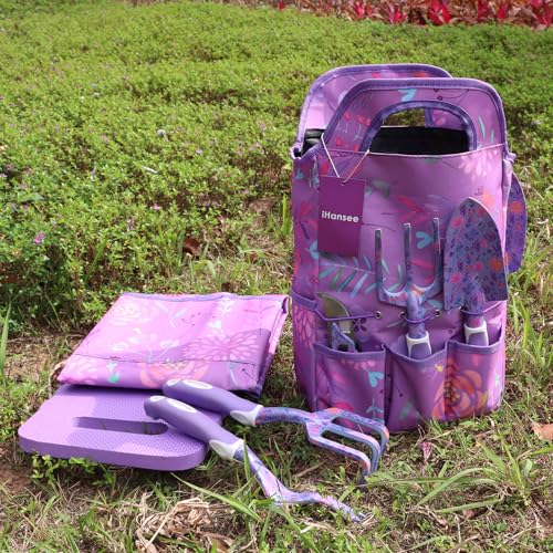 Purple Garden Tools Set 10 Pieces (purple)