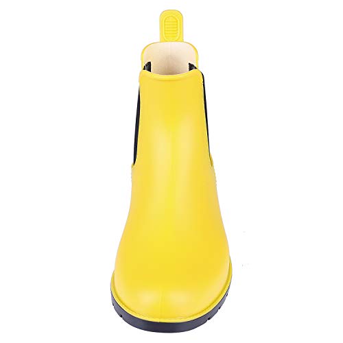Women's Ankle Rain Boots Waterproof Chelsea Boots