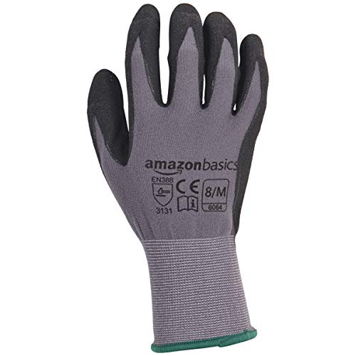 Micro Foam Nitrile Coated Safety Work Gloves (12 Count)