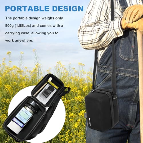 Dual Display Grain Moisture Meter Seed Humidity Tester for 25 Types Crops