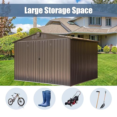 Domi Outdoor Storage Shed 10' x 8’