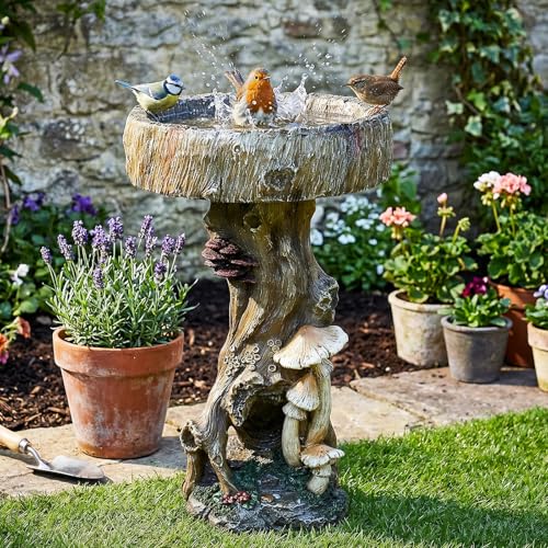 Bird Baths for Outdoor (24.8 inch H)