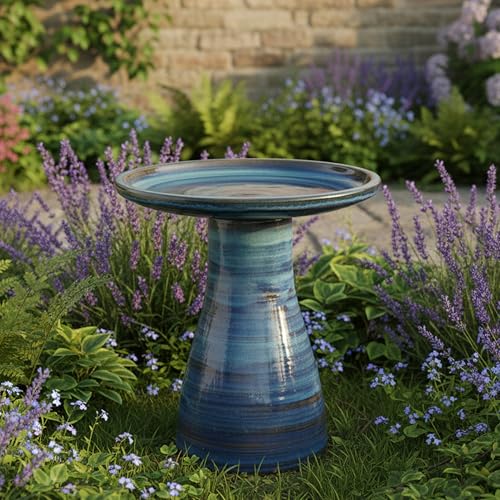 Sunnydaze Ceramic Bird Bath