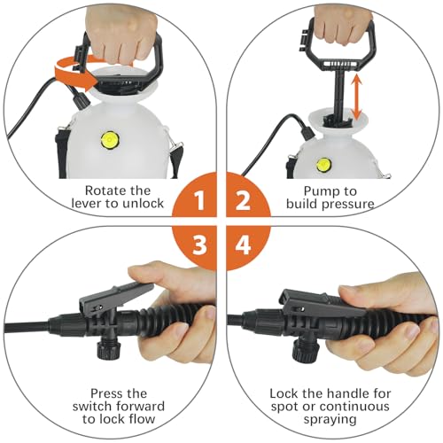 1 Gallon 3.78L Pressure Sprayer