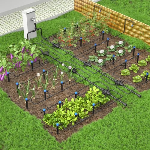 Drip Irrigation System Kit for Garden Watering