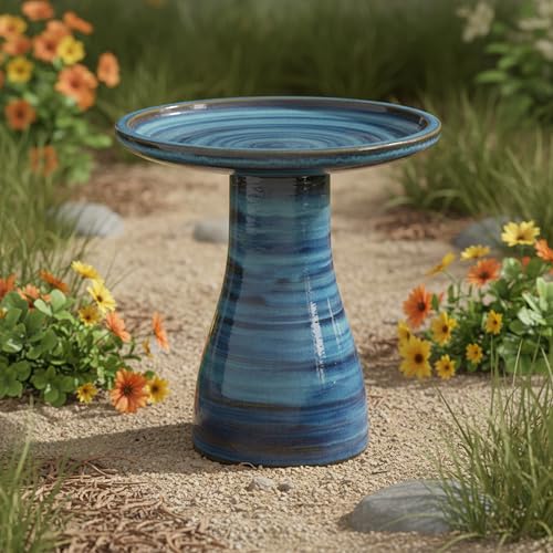 Sunnydaze Ceramic Bird Bath