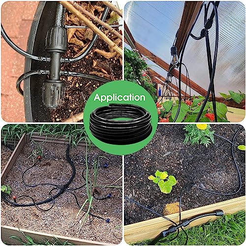 40 FT 1 2 inch Drip Irrigation Tubing Main Line Hose Tube for Garden Irrigation System (40 Foot)