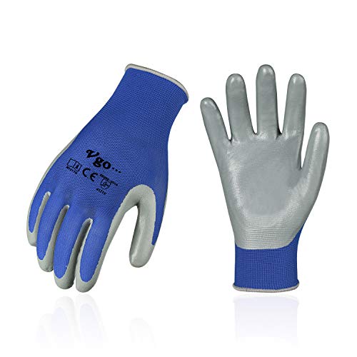 10Pairs Non Slip Safety Work Gloves (10 Count)
