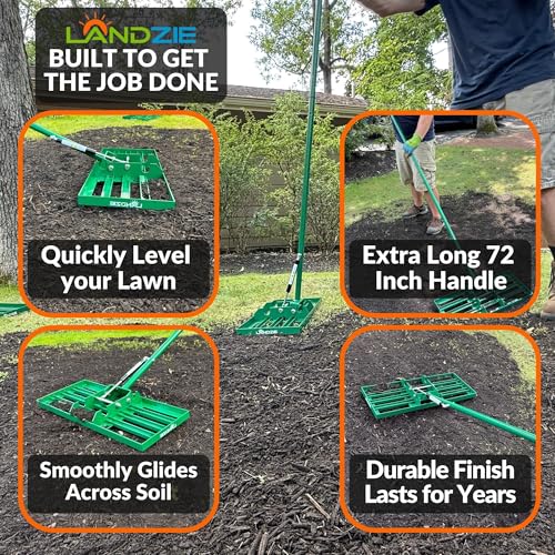 Lawn Leveling Rake 24 Inch