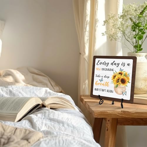 Home Decor for Rustic Farmhouse (Retro Sunflower 10)