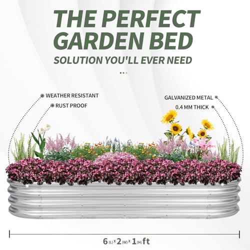 Galvanized Raised Garden Bed Outdoor