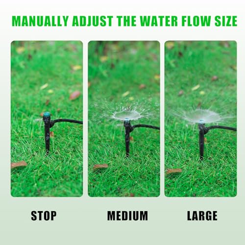 Anti Drop Drip Irrigation Emitters Sprayers for 1 (100 Count (sprayer))