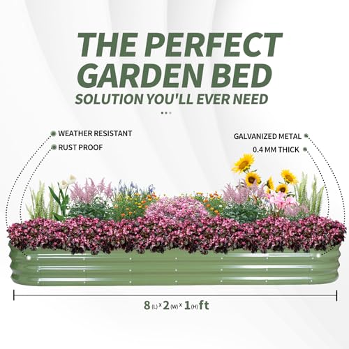 Galvanized Raised Garden Bed Outdoor