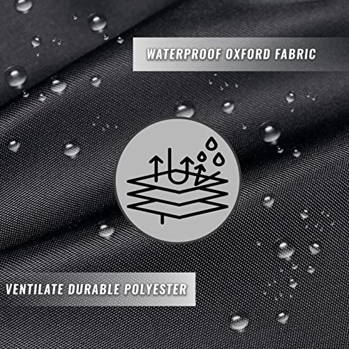 Outdoor Patio Cushion Storage Bags 68Inch Waterproof Extra Large Patio Furniture Cover Cushion Storage Bag with Handle and Zipper (2 Count)