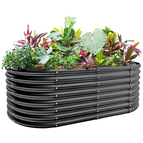 24“ Tall Galvanized Raised Garden Bed Kit