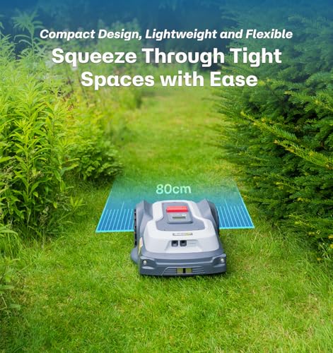 T1200Pro Robot Lawn Mower with 24 Replacement Blades for 0.37 Acre