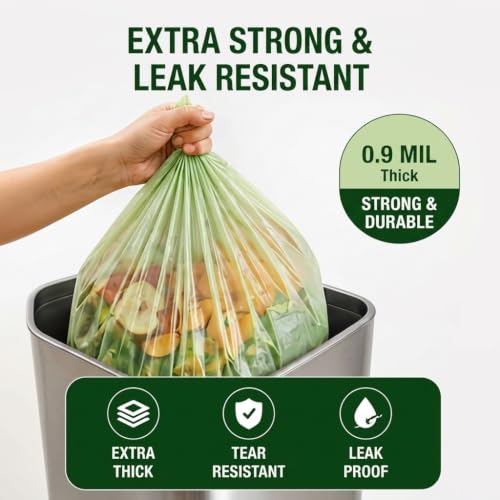 13 Gallon Compostable Trash Bags (200 Count)
