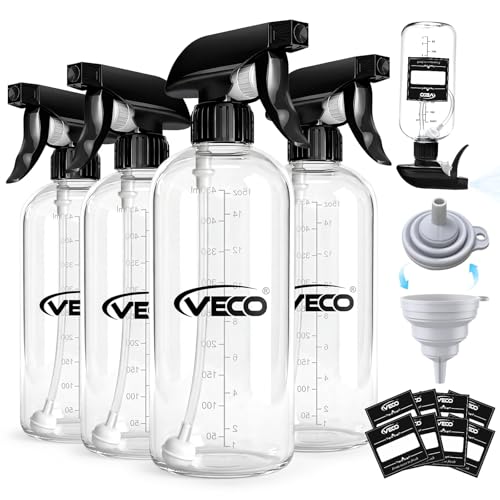 16oz Graduated Spray Bottles (16oz 4pack)