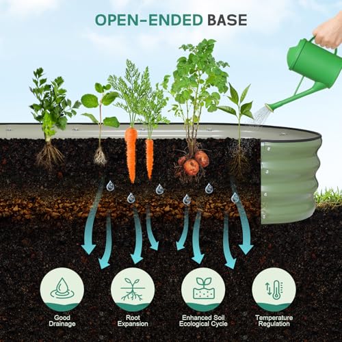 Galvanized Raised Garden Bed Outdoor