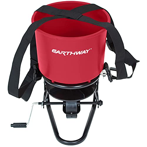 3100 40 LB Professional Chest Mount Hand Crank Broadcast Spreader Including Even Spread Technology