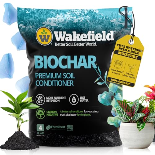Wakefield Premium Biochar Soil Conditioner Organic Biochar 4 Quarts (16 Ounce)