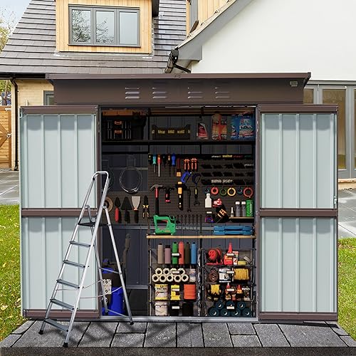 Domi Outdoor Storage Shed 6' x 4.5’