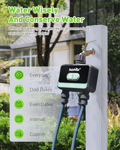 WiFi Water Timer for Garden Hose (Blue)