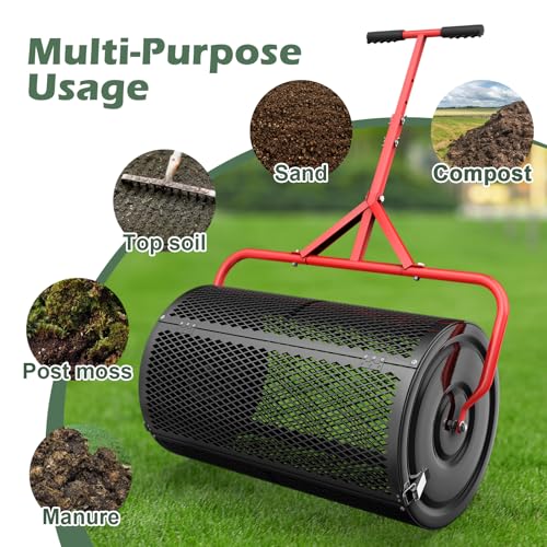 Compost Peat Moss Spreader for Lawn