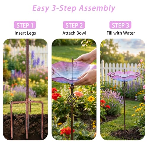 Glass BirdBaths