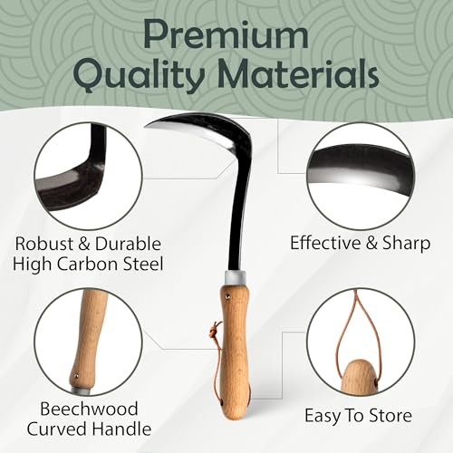 Japanese Hand Weeding Sickle
