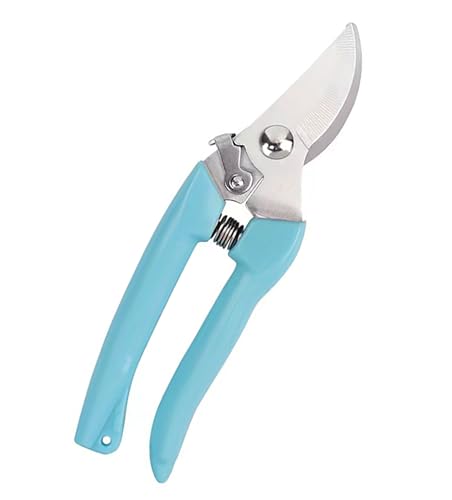 Blue Garden Flower Shears Pruning Shears 6.9 inches Scissors Heavy Duty Plant Scissors for Cutting Flowers