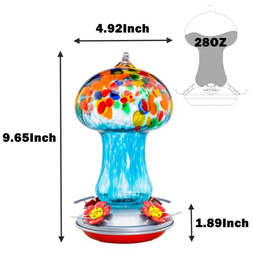 Gifts for Women Hummingbird Feeders for Outdoors Hanging Ant and Bee Proof